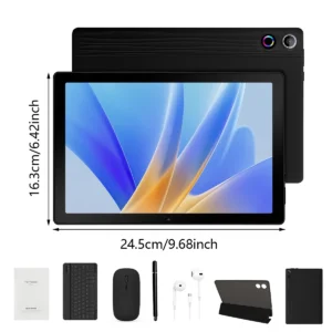 2026 Android 15 Tablet Keyboard Mouse Headphones Case Set