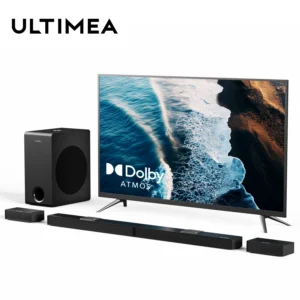 5.1.2 Dolby Soundbar for Smart TV, 520W Home Theater Surround System with 8"Wireless Subwoofer, 4K HDR