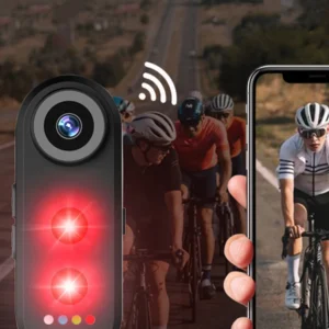 Bike Camera with Tail Light -150° Wide Angle Camera Cycling