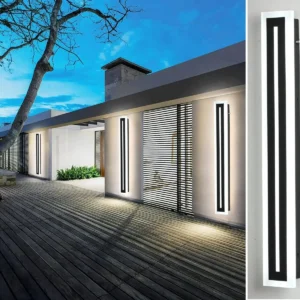 Outdoor Long Strip Modern LED Wall Lighting Fixture
