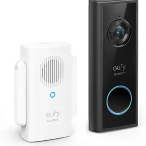 1080p Wi-Fi Video Doorbell Kit, AI 2-Way Audio for Remote Monitoring